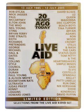 *NEW* Live Aid - 20 Years Ago Today - The Story of Live Aid (DVD, 2005)